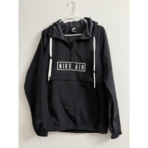 Nike Air Anorak Pullover Jacket Black Nike Air Men’s Small Pockets Hoodie
